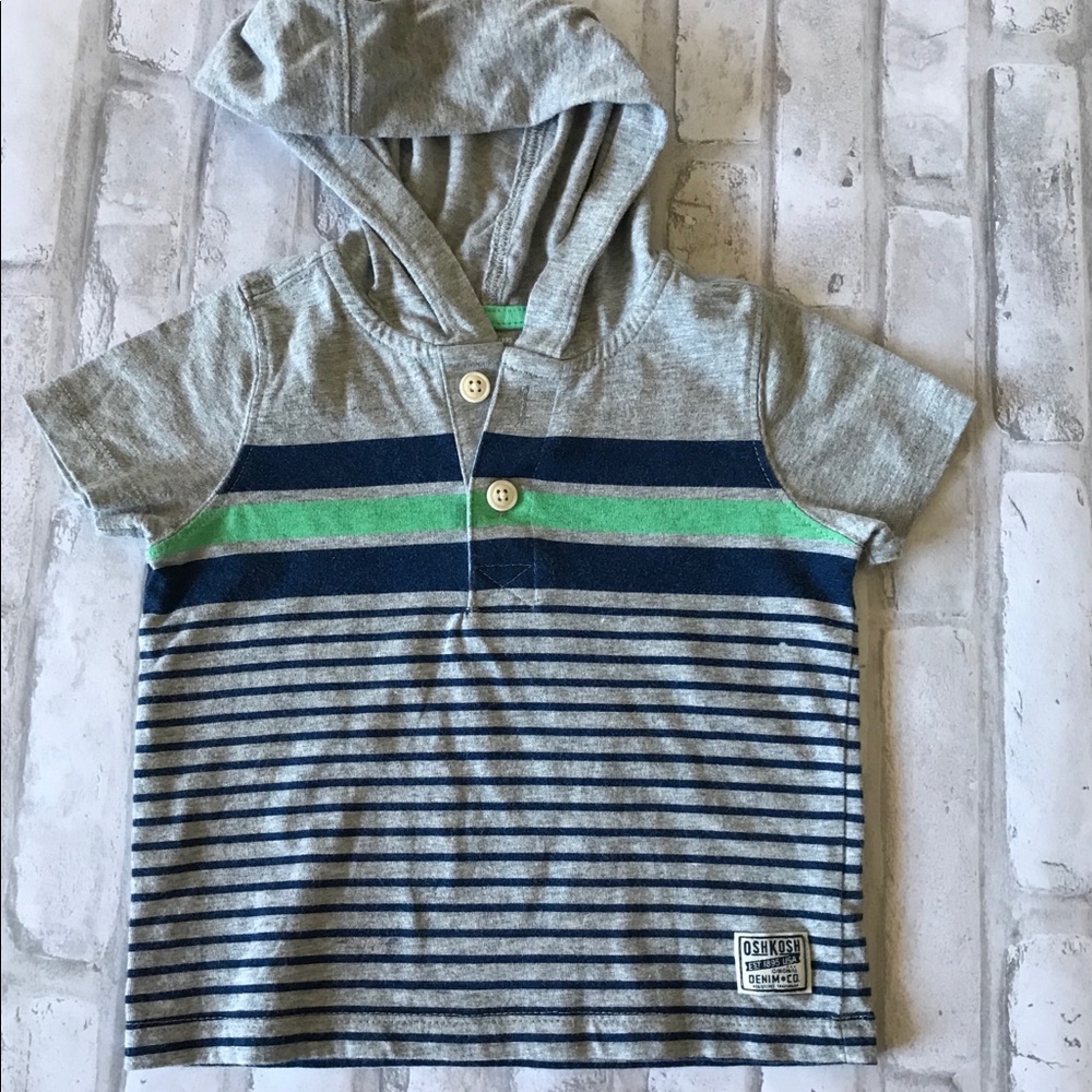 Oshkosh shirt with hoodie